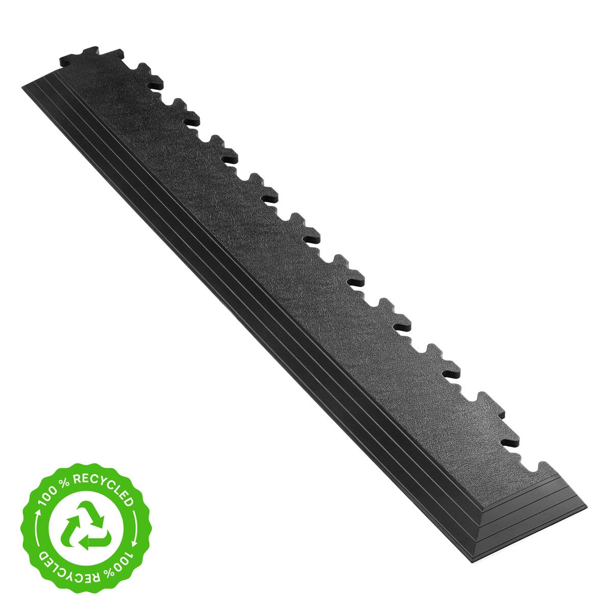 Klikflor garage floor corner ramp in Black or Graphite 7mm thick, UK version