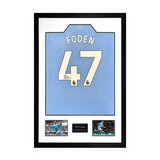 Hand-Signed Framed Football Shirt Display with Two Action Photos 2024/25 Season