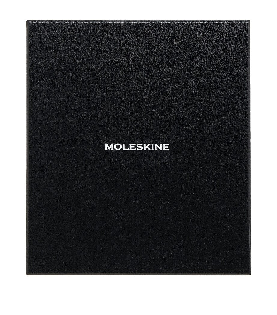 Moleskine London 1877 notebook and rollerball pen set with canvas map, imported from the UK