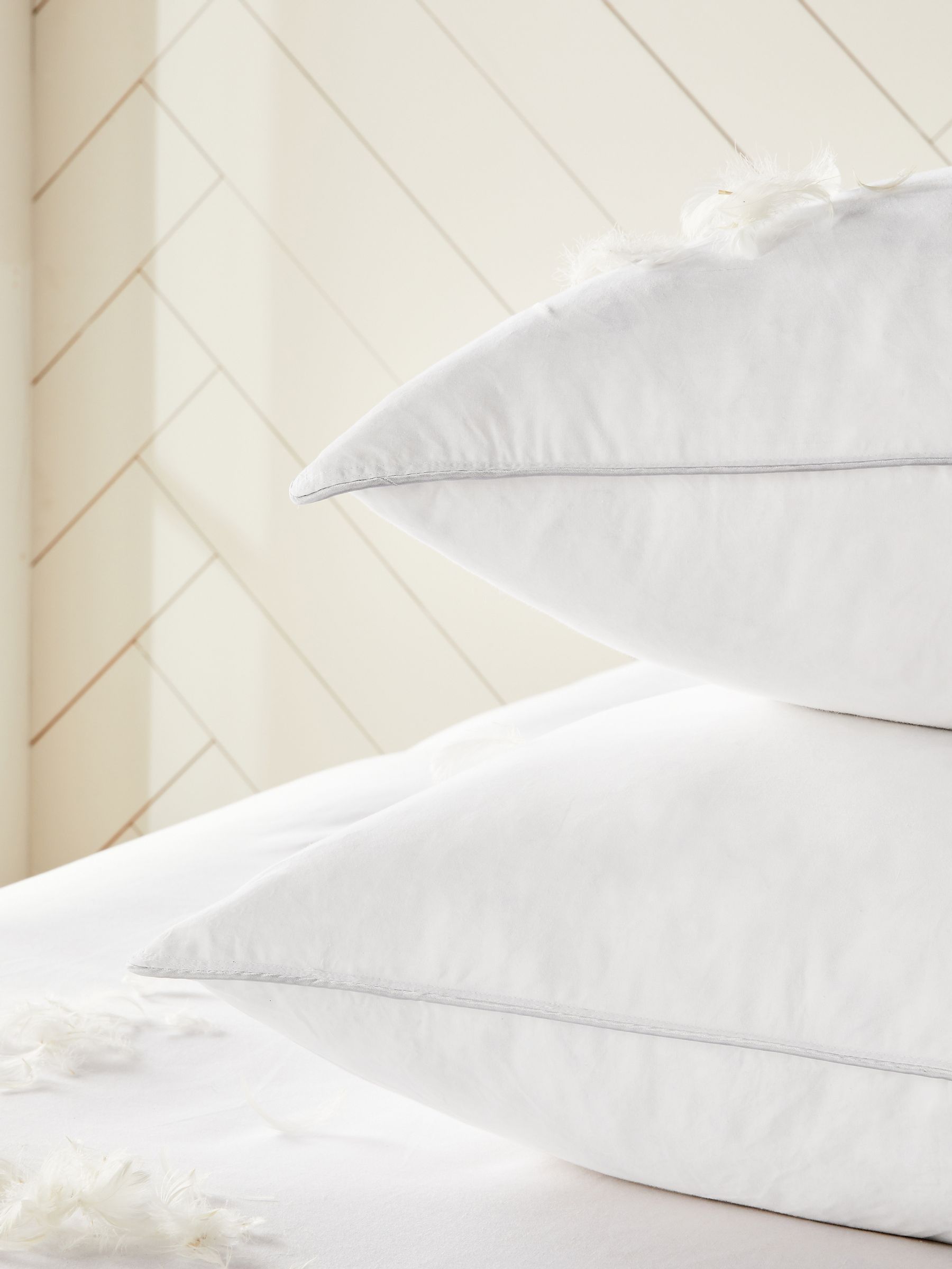 2 Pack Soft Duck Feather And Down Pillows