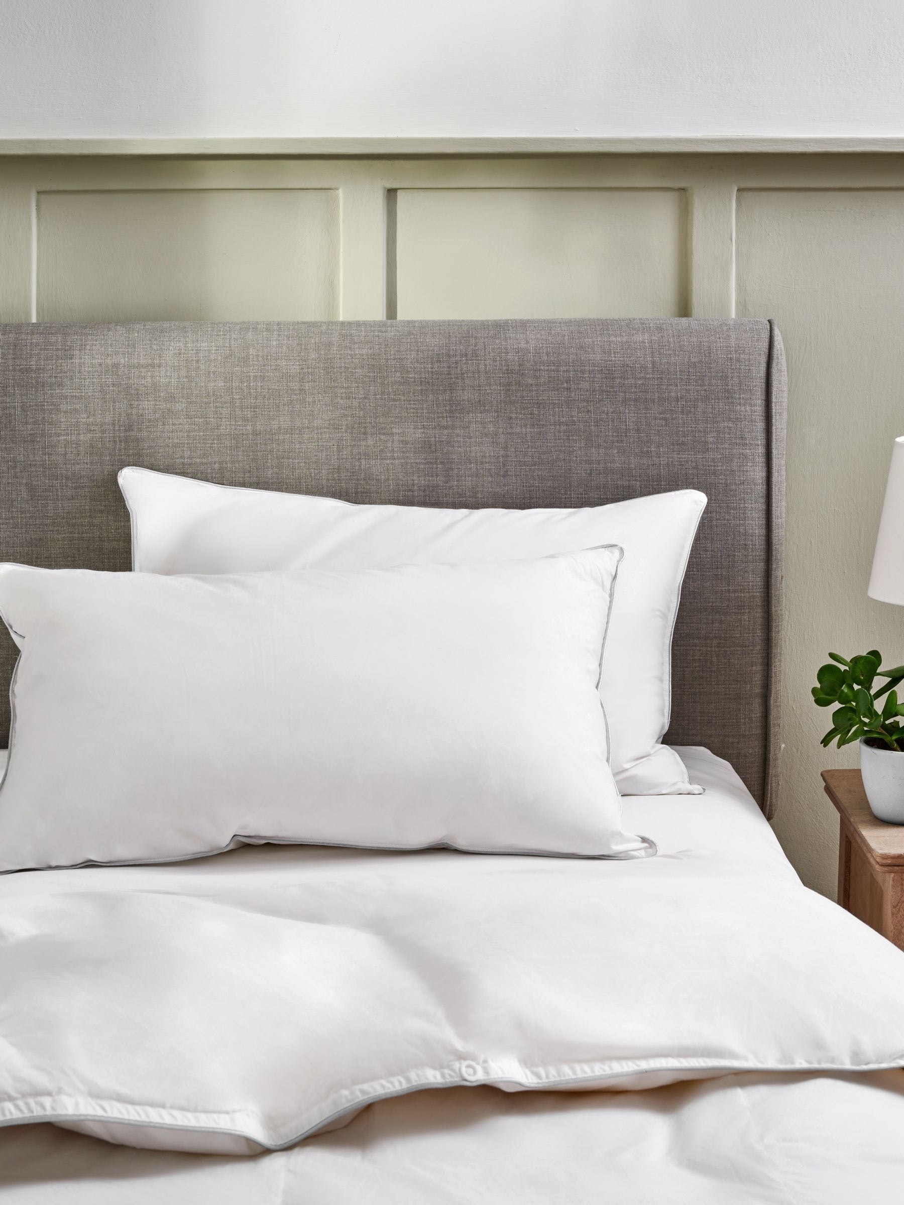 2 Pack Soft Duck Feather And Down Pillows