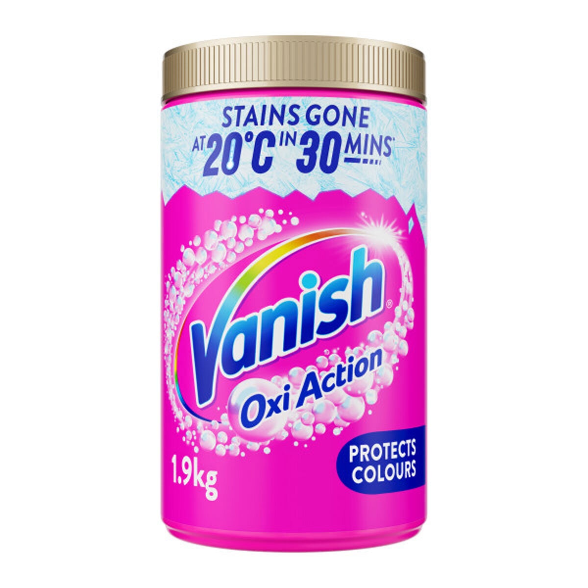 Vanish Gold Oxi Action stain remover powder 1.9kg (British brand)