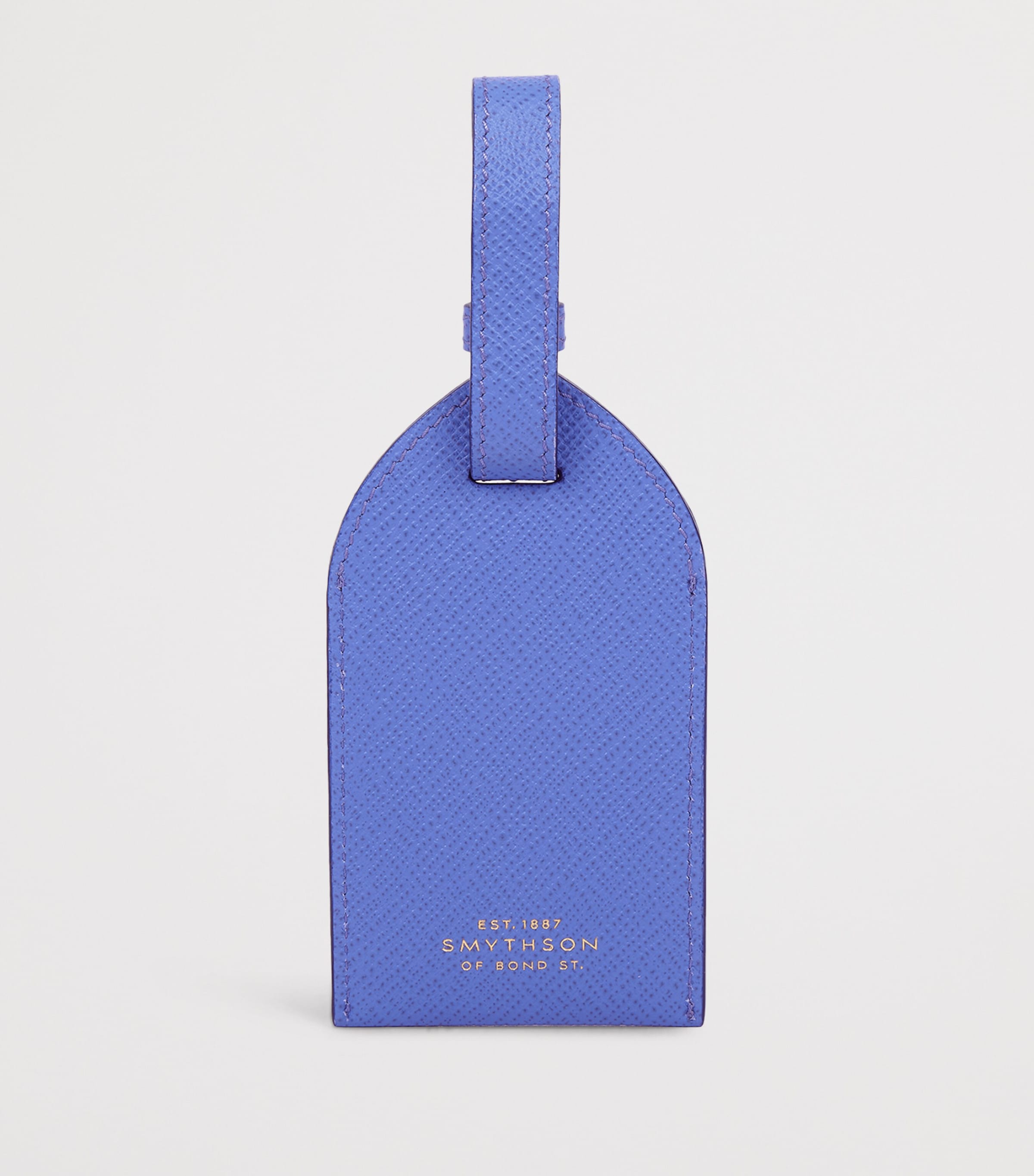 Smythson calfskin Panama luggage tag (British brand)