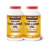 Kirkland Signature Huile de foie de morue Oméga-3 1150 mg Supplément 2 x 200 unités