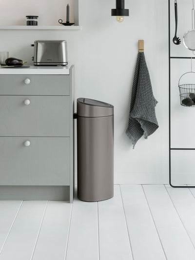Brabantia Platinum Touch Kitchen Bin 40L