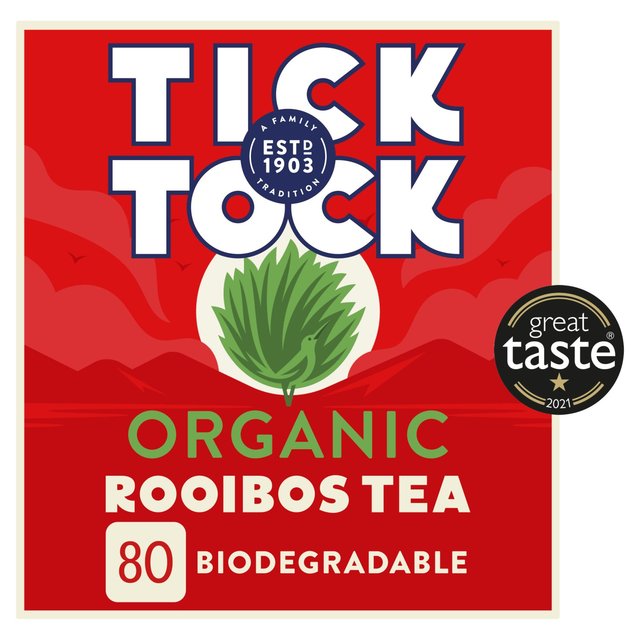Tick Tock Organic Rooibos Tea Bags   80 per pack GOODS M&S   