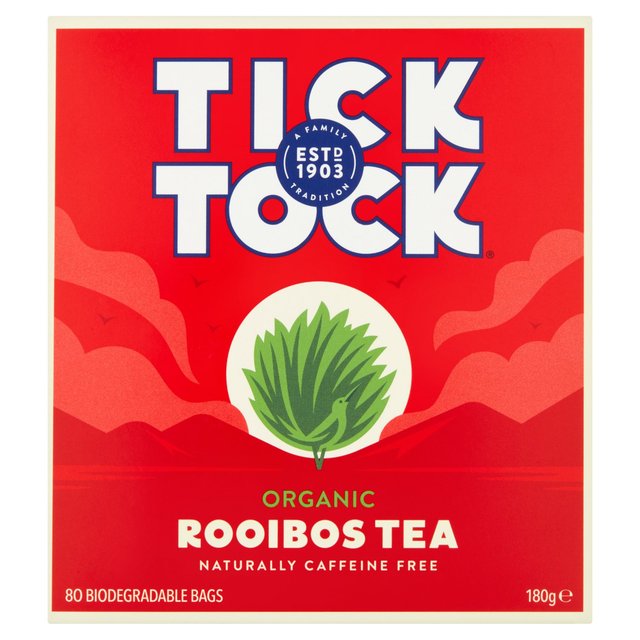 Tick Tock Organic Rooibos Tea Bags   80 per pack GOODS M&S   