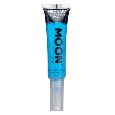 Moon Glow Neon UV Face Paint Intense Blue
