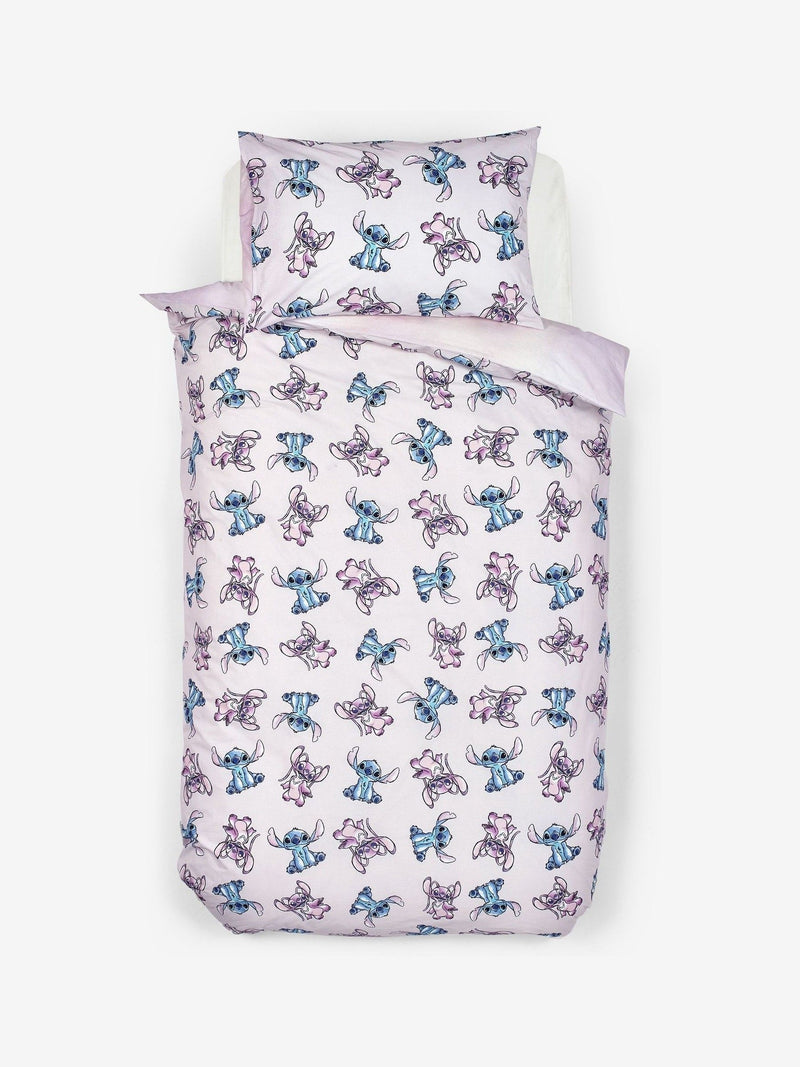 NEXT Lilo & Stitch purple reversible duvet cover and pillowcase set, UK version