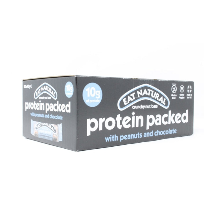 Eat Natural protein peanut chocolate bars 20 x 45g - British product