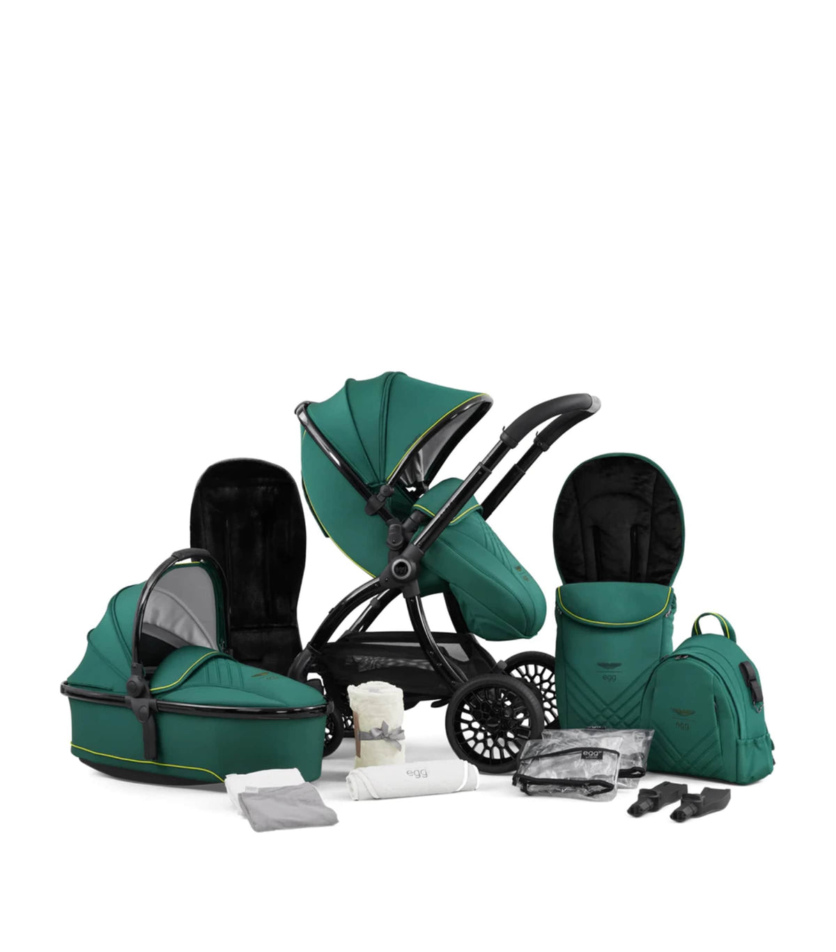 Egg Aston Martin egg3 Snuggle Bundle stroller and carrycot set - British product