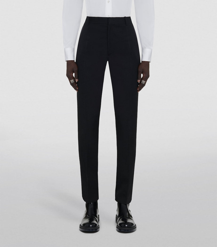 McQueen Wool Tailored Trousers