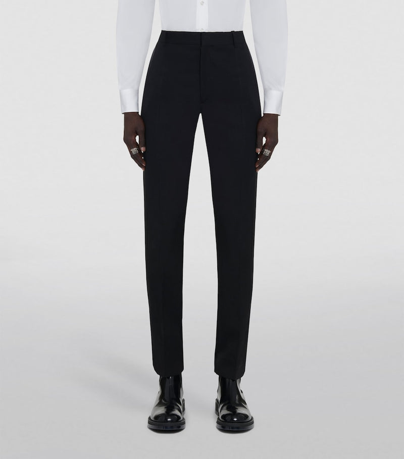 McQueen Wool Tailored Trousers