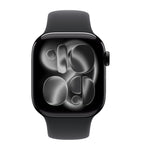 Apple smartwatch Jet Black Aluminium with Sport Band 42mm - British product
