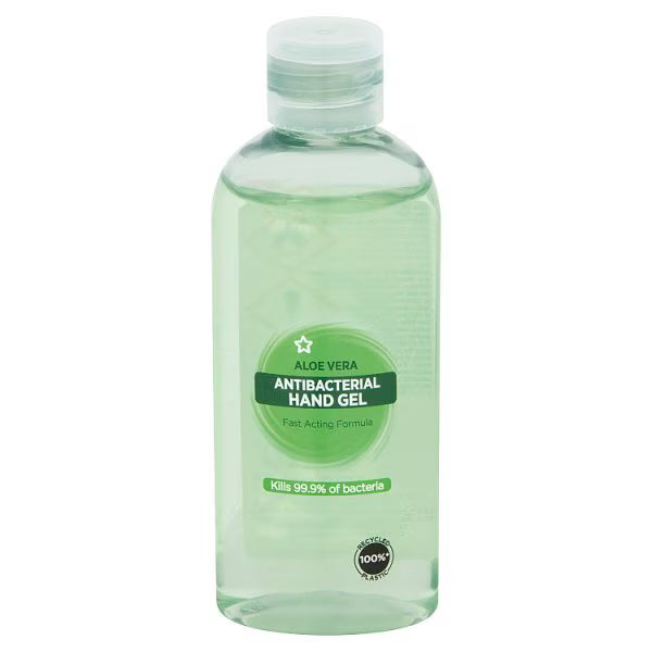 Superdrug Aloe Vera Antibacterial Hand Sanitizer Gel 100ml (British brand)