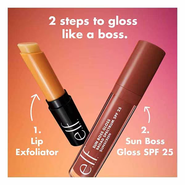e.l.f. tinted lip gloss Peachy Kween - British product