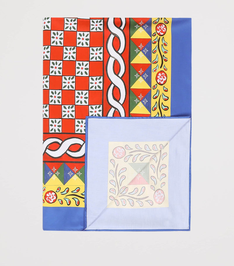 Dolce&Gabbana Casa Cotton Carretto King Fitted Sheet (300cm x 300cm)