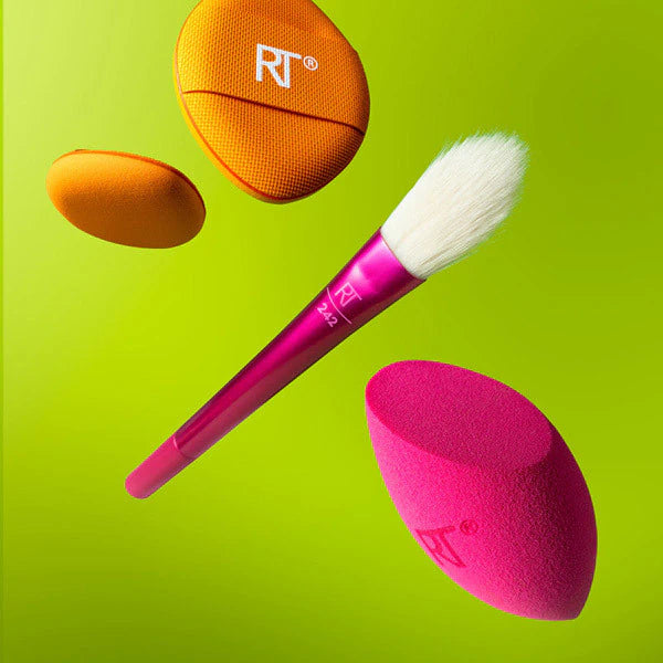 Real Techniques Concealer brush sponge set Vivid Escape, imported from the UK