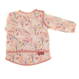 Ziggle Baby Coverall Feeding Bib Pink Unicorn Garden (British brand)