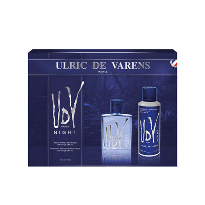 UDV Night Coffret Gift Set for Men Body Spray