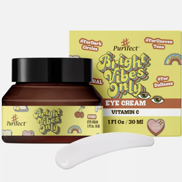 Purifet Eye Cream Bright Vibes Only 30ml, imported from the UK