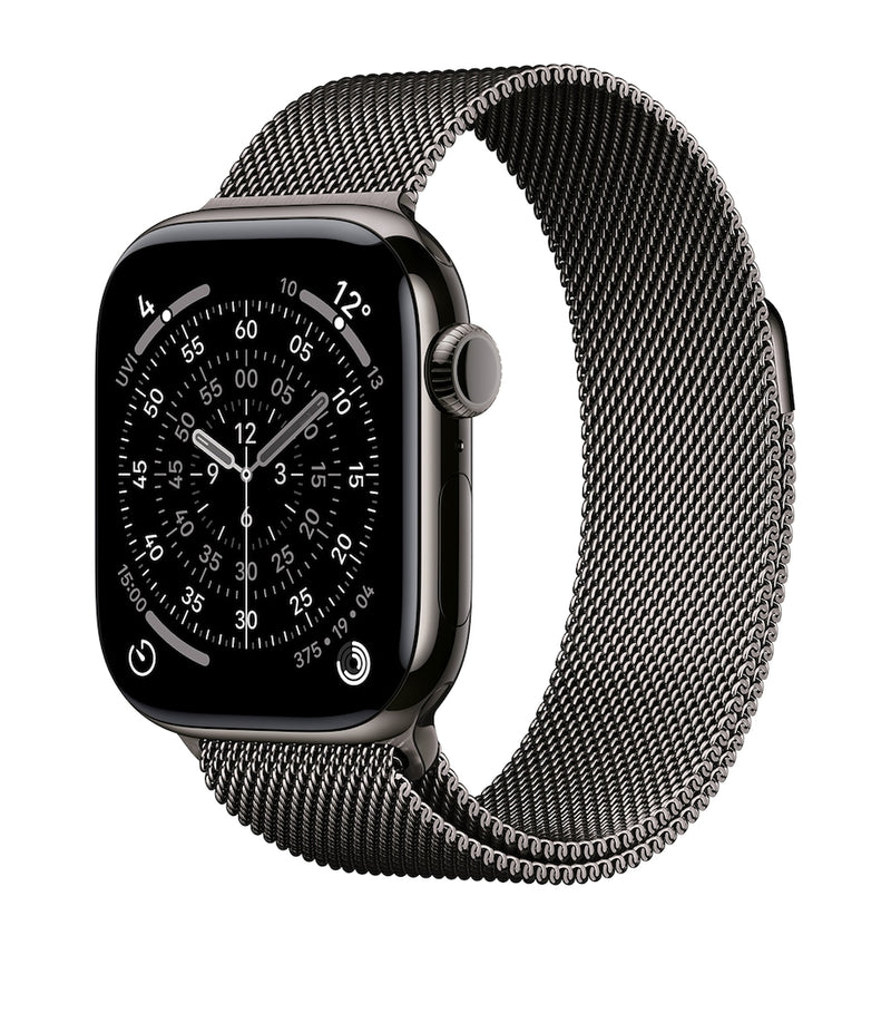 Apple Apple Watch Series 11- Titanium with Slate Milanese Loop, 42mm, Medium/Large