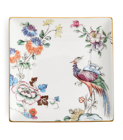 Wedgwood Fortune Square Tray Fine Bone China Decorative Serveware 15cm