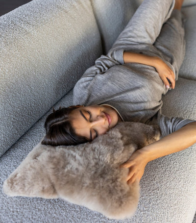 Alpaca Wool Cushion 40cm x 40cm for Home Decor