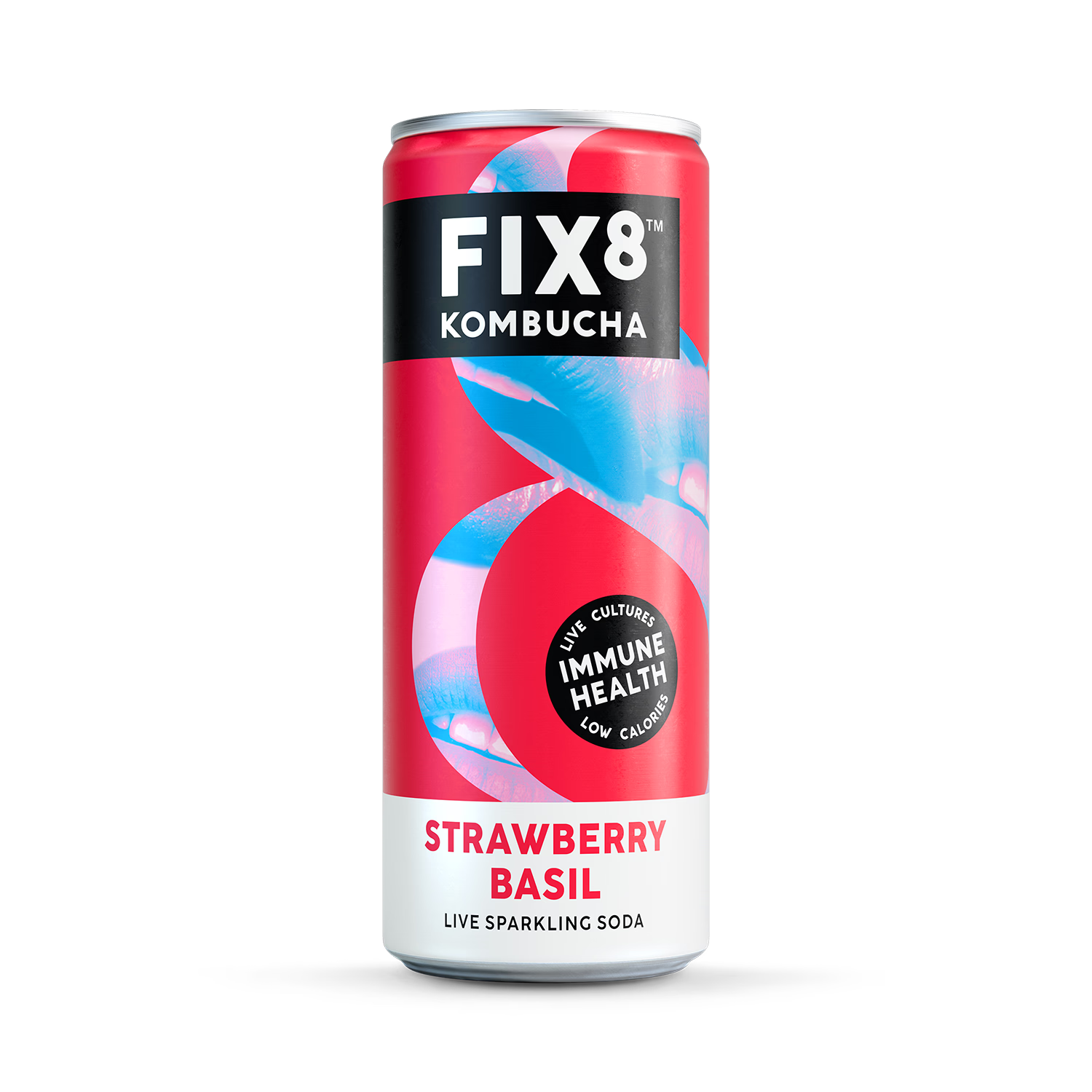 Fix8 Strawberry Basil Kombucha 250ml