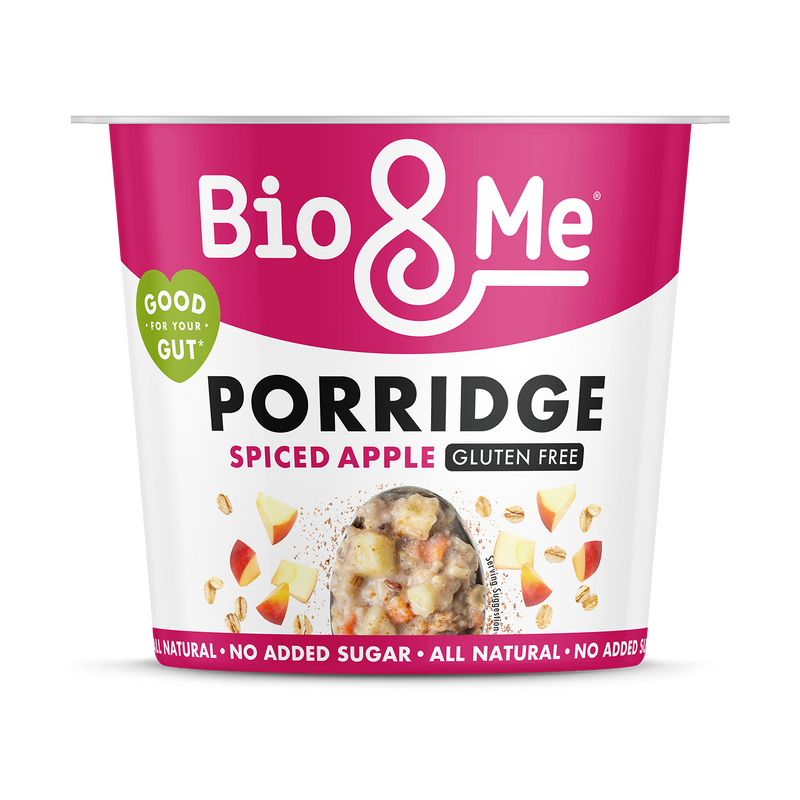 Bio&Me Spiced Apple Gut-Loving (Gluten Free) Porridge Pot 58g