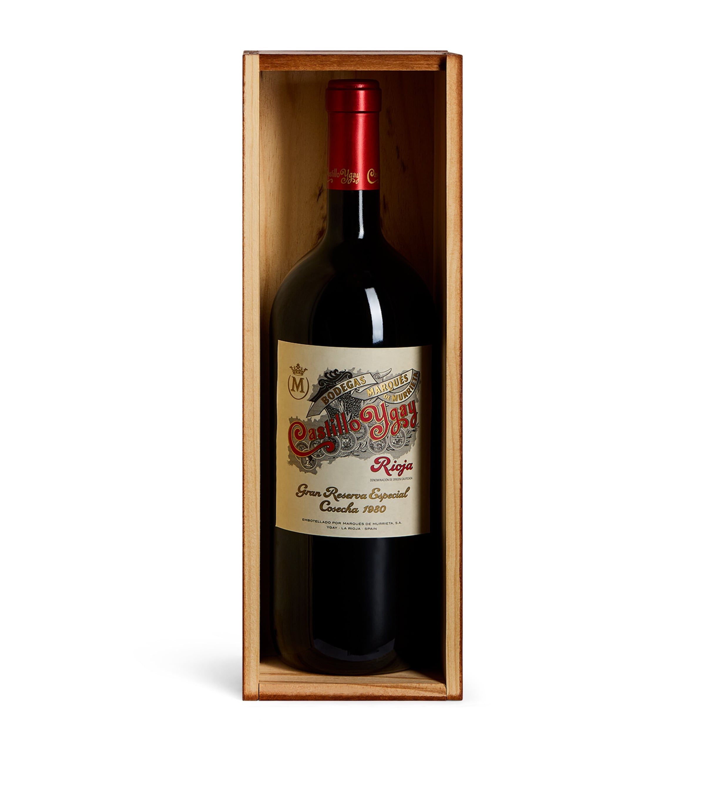 Murrieta Castillo Ygay 1980 Rioja wine Magnum 1.5L, imported from the UK