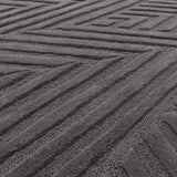 Hague Charcoal Rug, in 3 Sizes - McGrocer