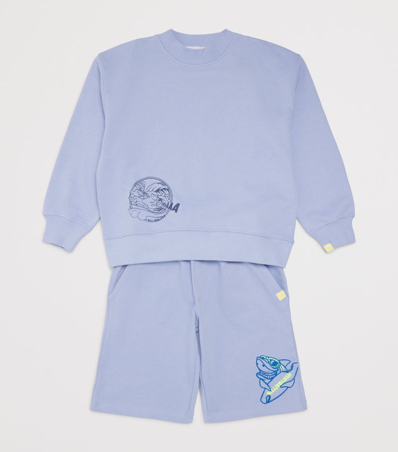 Billieblush cotton embroidered sweat shorts for kids 4-10 years - British product