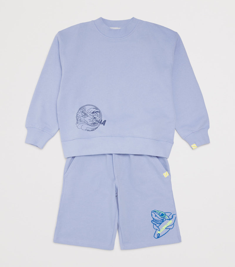 Billieblush cotton embroidered sweat shorts for kids 4-10 years - British product