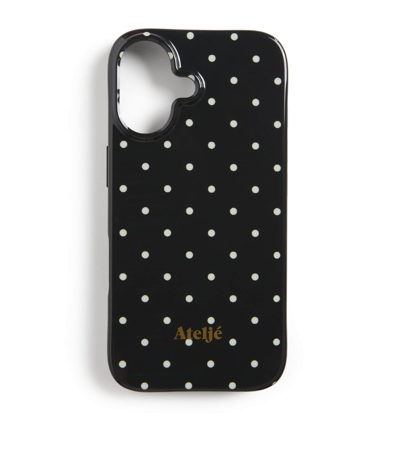 Ateljé recycled polka-dot iPhone 17 case - British product