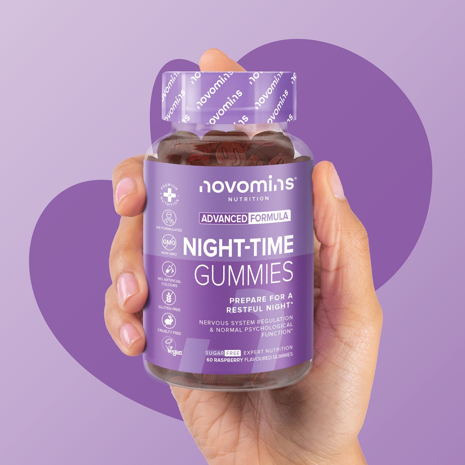 Novomins Night-Time 60 Gummies - 998240