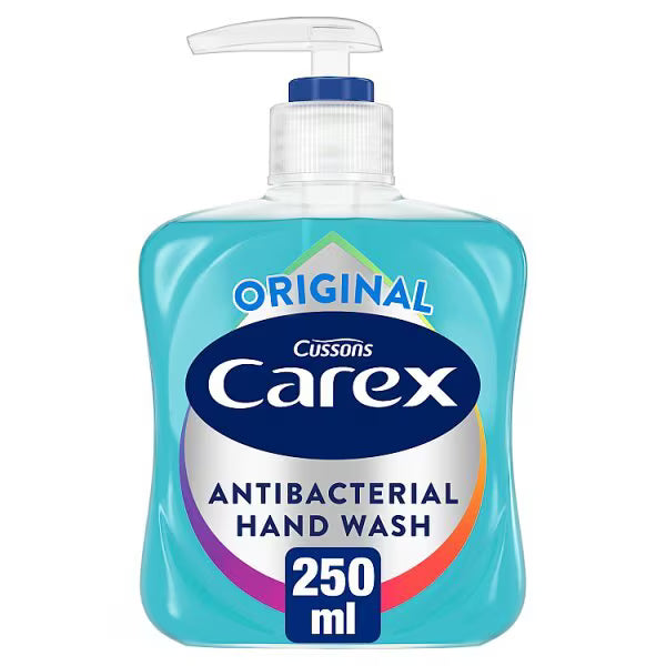 Carex original antibacterial hand wash 250ml, imported from the UK