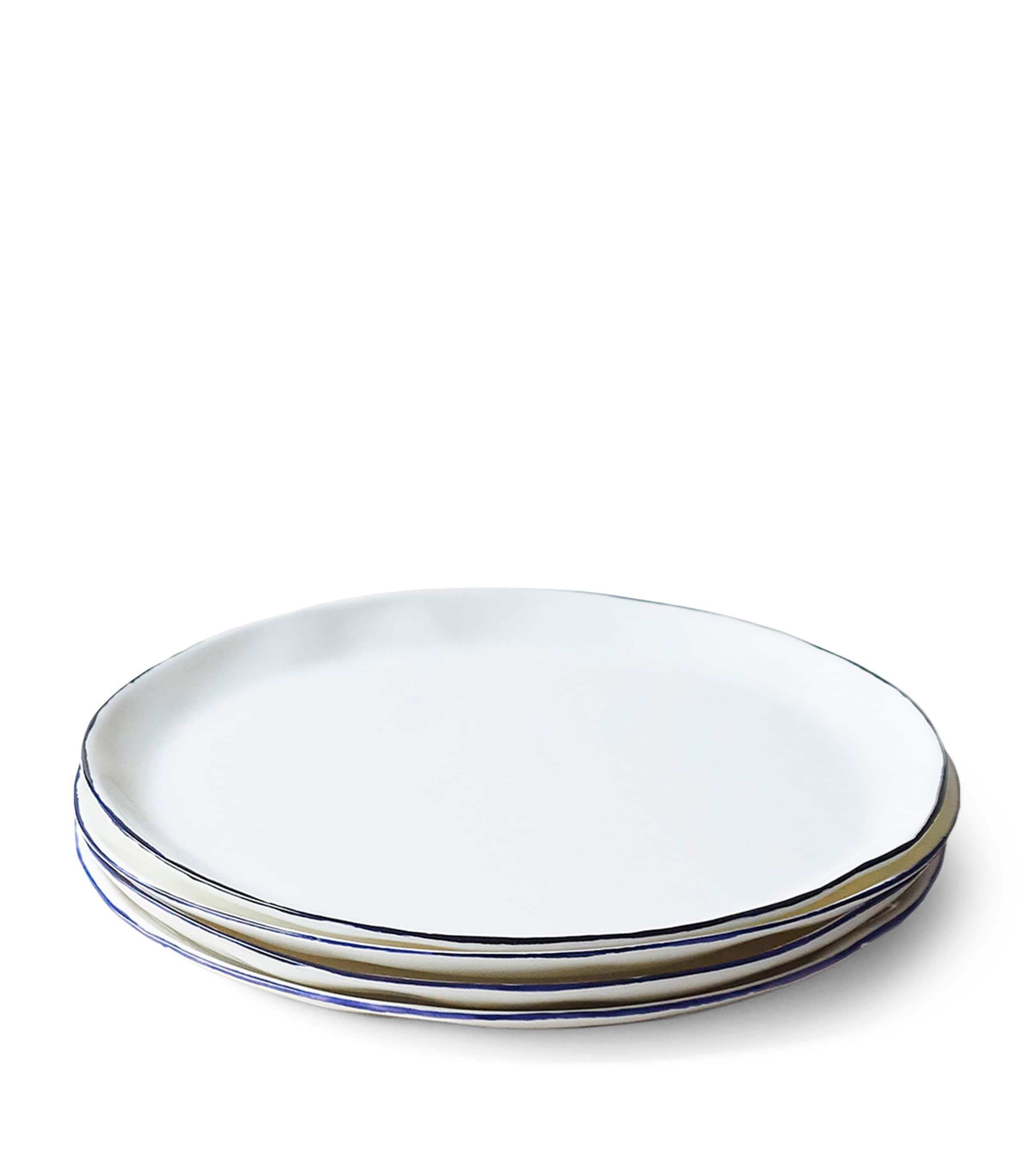 Feldspar Cobalt side plates set of 4 24cm - British product