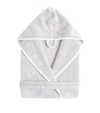 GRACCIOZA hooded bathrobe in bee waffle weave, small medium size, UK version