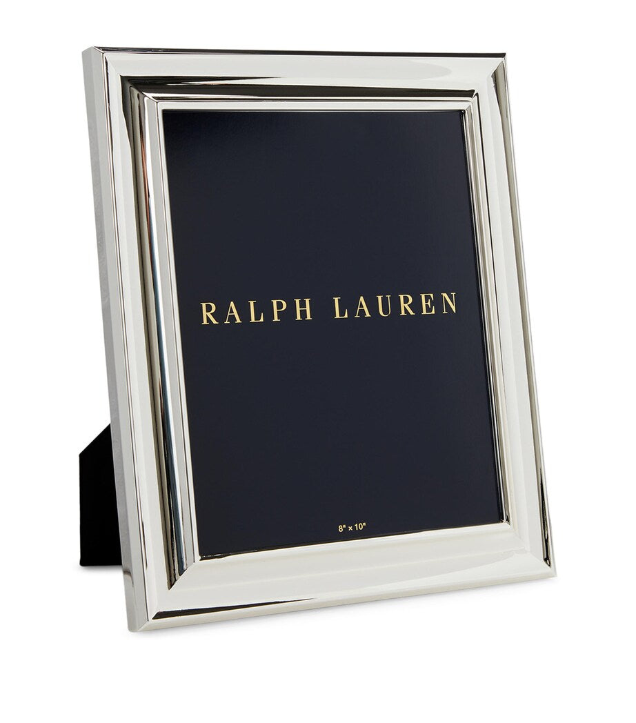 Ralph Lauren Home silver-plated brass Olivier photo frame 8x10 inches, imported from the UK