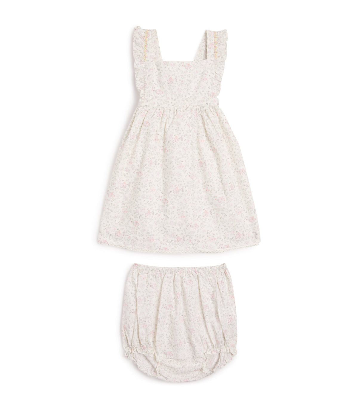 Marie-Chantal Cleo Athena frill baby dress 3-24 months, imported from the UK