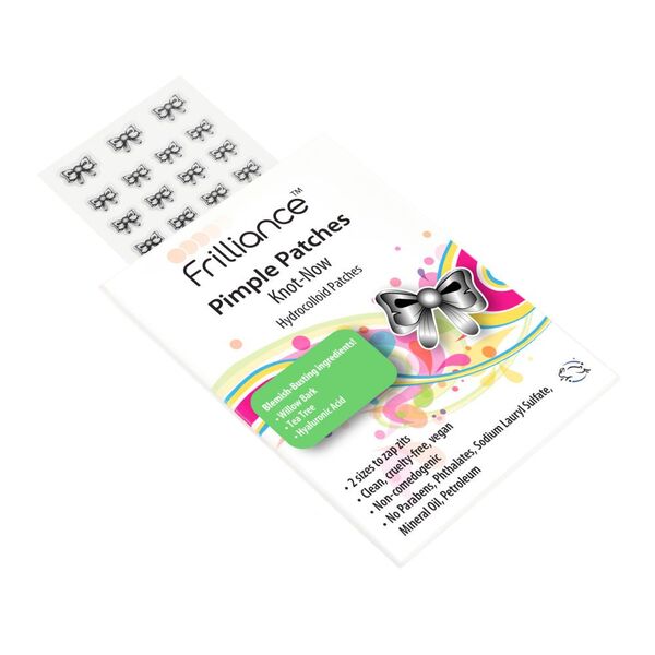 Frilliance Pimple Patches Knot Now Black White 18ct - British product