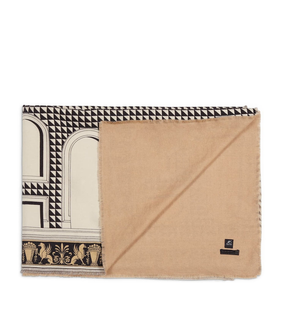 Fornasetti Plaid Facciata Throw 140cm x 200cm - British product