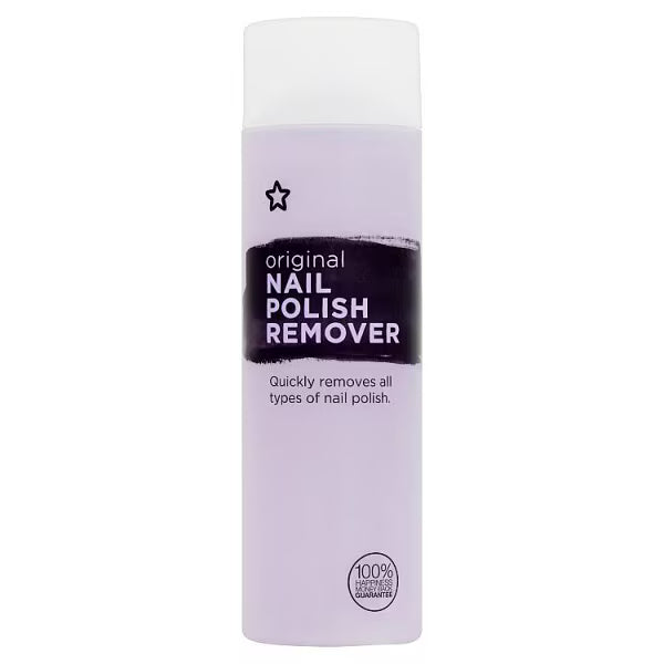 Superdrug Beauty Essentials Nail Polish Remover 200ml (British brand)