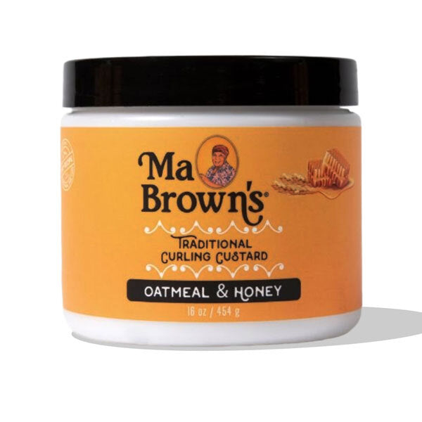 Ma Browns curling custard oatmeal honey 454g, imported from the UK
