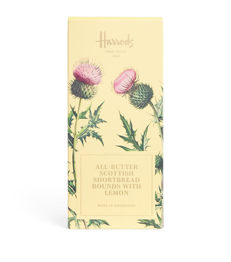 Harrods all-butter Scottish shortbread rounds with Mediterranean lemon 200g, UK version