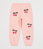 KONGES SLOJD children's sweatpants with cherry motif 6 months to 10 years, UK version
