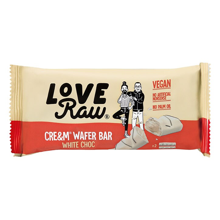 Love Raw Vegan Salted Caramel Wafer Bars Case 12 x 45g - McGrocer