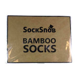 Sock Snob mens bamboo crew socks 4 pack (British brand)