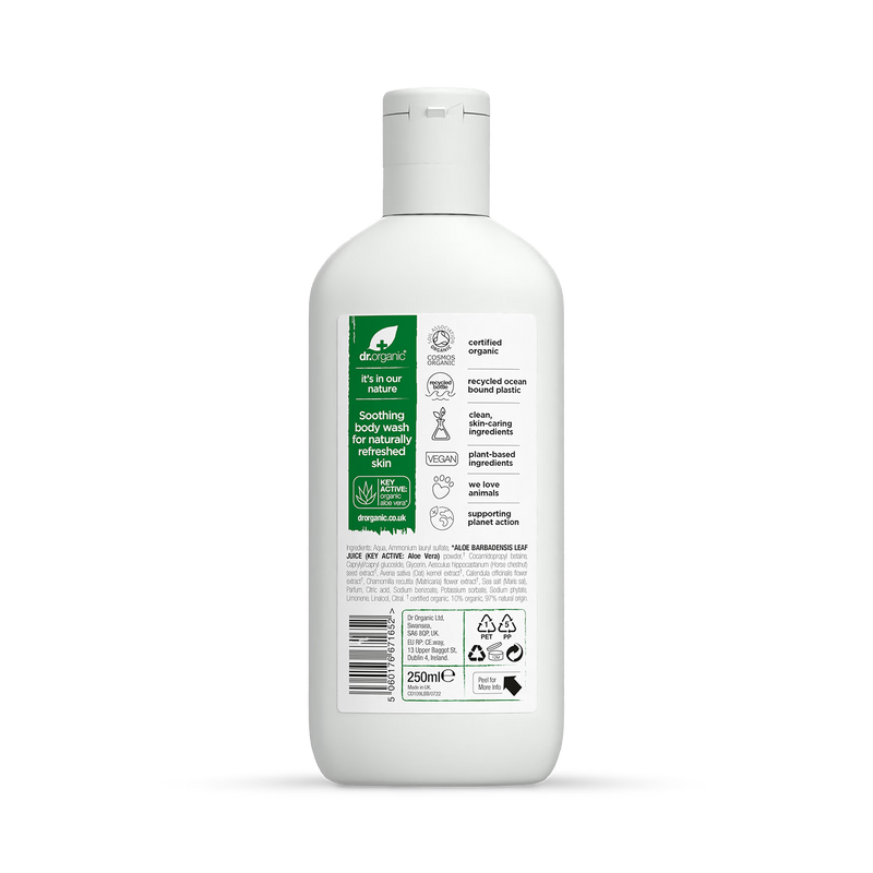 Dr Organic Aloe Vera Body Wash 250ml